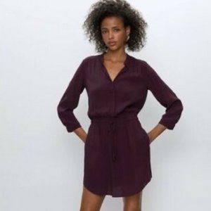ARITZIA - BABATON Bennett 100% Silk Dress Sz M